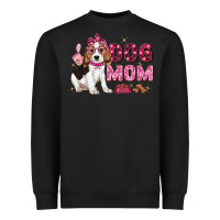 Black dog mom Heavyweight Sweatshirt - Zillion Design Studio