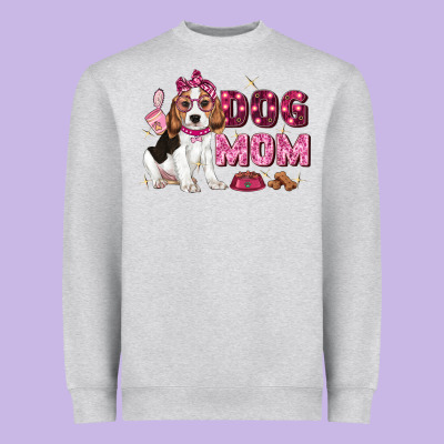Dog Mom Heavyweight Sweatshirt Designed By Zillion Design Studio