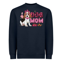 Navy dog mom Heavyweight Sweatshirt - Zillion Design Studio