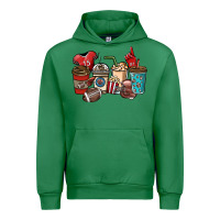 Emerald Football coffee cups Urban Hoodie - NancyCooperArtShop