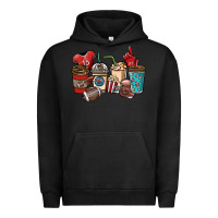 Pigment Black Football coffee cups Urban Hoodie - NancyCooperArtShop