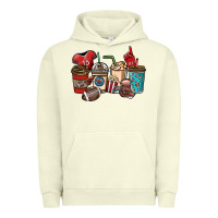 Pigment Pistachio Football coffee cups Urban Hoodie - NancyCooperArtShop