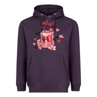 Plum mini coffee cups Heavyweight Hoodie - MaliasSmallBusiness