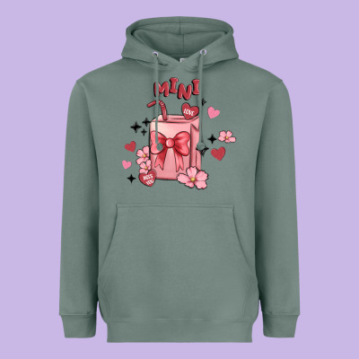 Mini Coffee Cups Heavyweight Hoodie Designed By Maliassmallbusiness