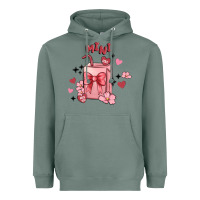 Sage mini coffee cups Heavyweight Hoodie - MaliasSmallBusiness