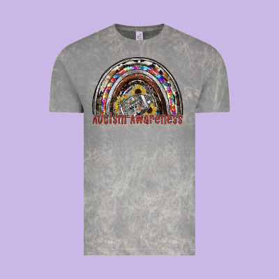 Autism Avareness Football Vintage Tee Designed By Sublimationcraftshop