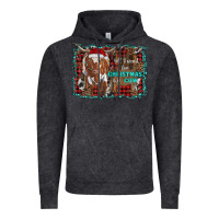 Vintage Black all i want for christmas is a cow longhorn Vintage Hoodie - RanaPortraitStore