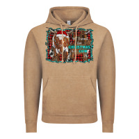 Vintage Coffee all i want for christmas is a cow longhorn Vintage Hoodie - RanaPortraitStore