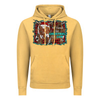Vintage Mustard all i want for christmas is a cow longhorn Vintage Hoodie - RanaPortraitStore