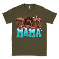 Army Green dog mama Classic Tee - AdoDesignShop