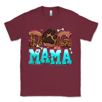 Burgundy dog mama Classic Tee - AdoDesignShop