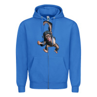 True Royal baby chimpanzee Zipper Hoodie - LillyAllenDesigns