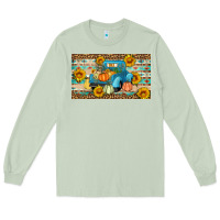 Matcha Fall truck sunflowers Long Sleeve Tee - Artiststas