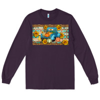 Plum Fall truck sunflowers Long Sleeve Tee - Artiststas
