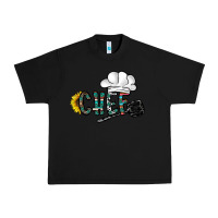 Black chef Urban Heavy Tee - CowhideDigitalArt