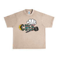 French Oak chef Urban Heavy Tee - CowhideDigitalArt