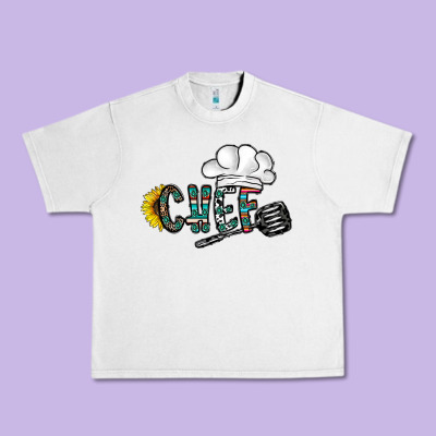 Chef Urban Heavy Tee Designed By Cowhidedigitalart