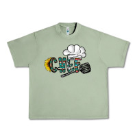 Oil Green chef Urban Heavy Tee - CowhideDigitalArt