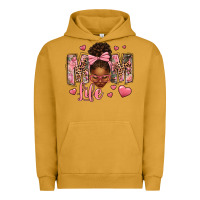 Pigment Peanut Butter Afro Messy Bun Mom Life Urban Hoodie - texasbilliewilder