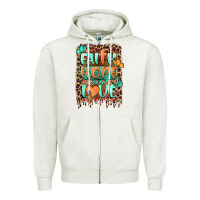 Oatmeal Heather faith hope and love Zipper Hoodie - BarkalooDesign