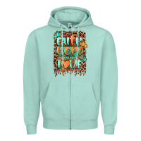 Seafoam faith hope and love Zipper Hoodie - BarkalooDesign