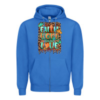 True Royal faith hope and love Zipper Hoodie - BarkalooDesign