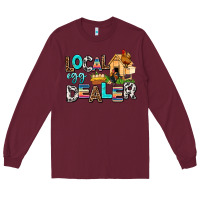 Burgundy Local egg dealer Long Sleeve Tee - AdoDesignShop