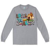 Heather Grey Local egg dealer Long Sleeve Tee - AdoDesignShop
