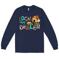 Navy Local egg dealer Long Sleeve Tee - AdoDesignShop
