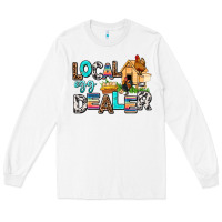 White Local egg dealer Long Sleeve Tee - AdoDesignShop
