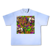 Grape Ice mardi gras leopard horse seamless pattern Urban Heavy Tee - FaDigitalArtStudio