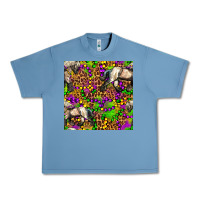 Pebble Blue mardi gras leopard horse seamless pattern Urban Heavy Tee - FaDigitalArtStudio