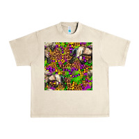 Sandshell mardi gras leopard horse seamless pattern Urban Heavy Tee - FaDigitalArtStudio