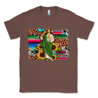 Chestnut san judas leopard cowhide sunflower background Classic Tee - JahusDesignShop