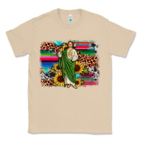 Mushroom san judas leopard cowhide sunflower background Classic Tee - JahusDesignShop