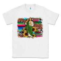 White san judas leopard cowhide sunflower background Classic Tee - JahusDesignShop