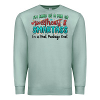 Seafoam im  kind of a mix of sweetheart and smartass Premium Sweatshirt - MaliasSmallBusiness