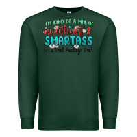 Sports Green im  kind of a mix of sweetheart and smartass Premium Sweatshirt - MaliasSmallBusiness