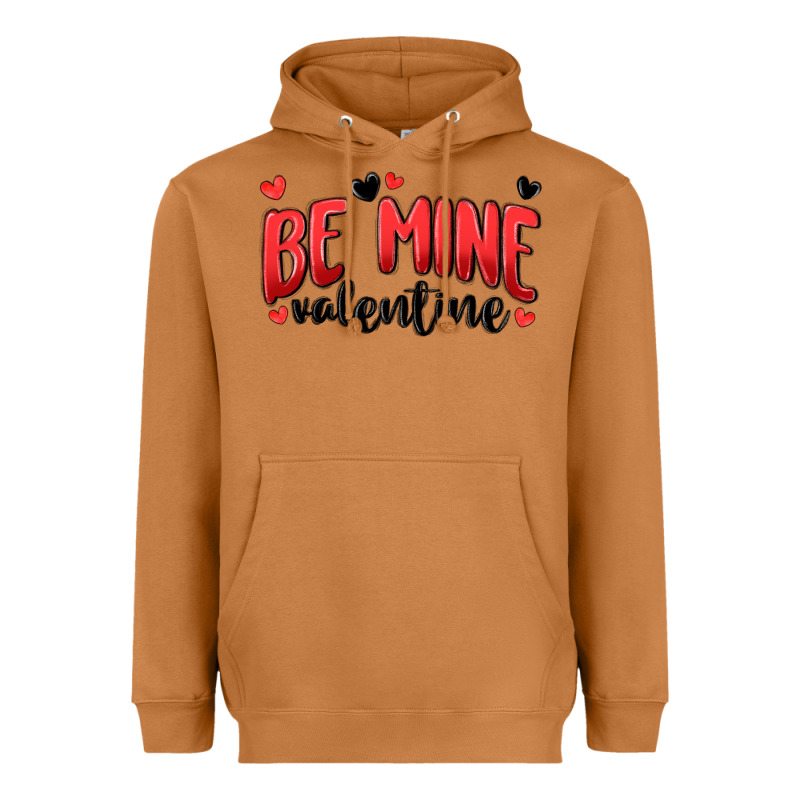 Be Mine Valentine Heavyweight Hoodie by MaliasSmallBusiness | Teevron