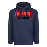 Navy be mine valentine Heavyweight Hoodie - MaliasSmallBusiness