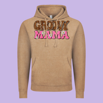 Groovy Mama Vintage Hoodie Designed By Texasbilliewilder