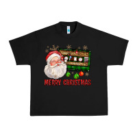 Black Merry christmas santa cassette Urban Heavy Tee - FaDigitalArtStudio