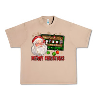 Burro Merry christmas santa cassette Urban Heavy Tee - FaDigitalArtStudio