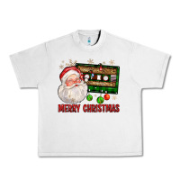 Lunar Rock Merry christmas santa cassette Urban Heavy Tee - FaDigitalArtStudio