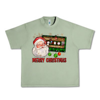 Oil Green Merry christmas santa cassette Urban Heavy Tee - FaDigitalArtStudio