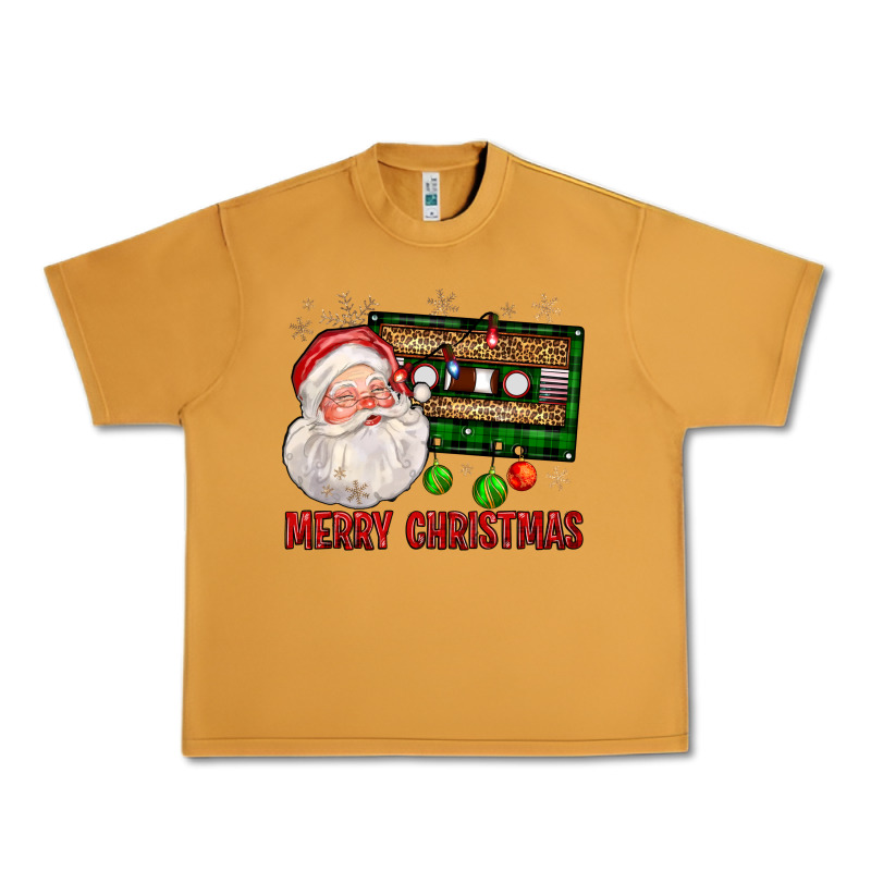 Merry Christmas Santa Cassette Urban Heavy Tee by FaDigitalArtStudio | Teevron