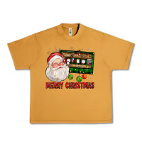 Peanut Butter Merry christmas santa cassette Urban Heavy Tee - FaDigitalArtStudio