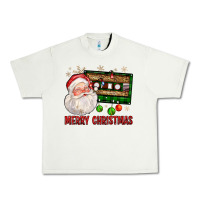 Pistachio Merry christmas santa cassette Urban Heavy Tee - FaDigitalArtStudio