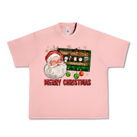 Salmon Merry christmas santa cassette Urban Heavy Tee - FaDigitalArtStudio