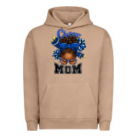 Pigment Burro Cheer Mom Afro Messy Bun Urban Hoodie - texasbilliewilder
